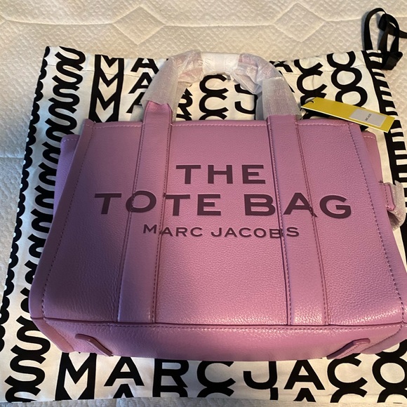 Marc Jacob Regal Orchid Leather Tote Bag - Picture 5 of 5